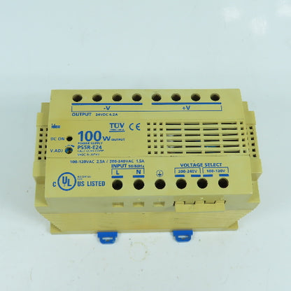 Idec PS5R-E24 24V 4.2A DC Rail Mount Power Supply 100-120/200-240V Input