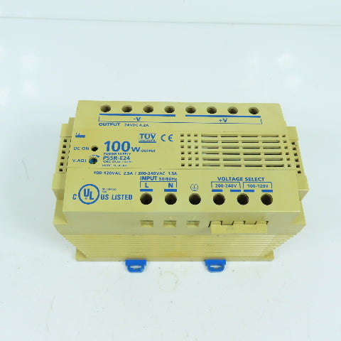 Idec PS5R-E24 24V 4.2A DC Rail Mount Power Supply 100-120/200-240V Input