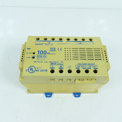 Idec PS5R-E24 24V 4.2A DC Rail Mount Power Supply 100-120/200-240V Input