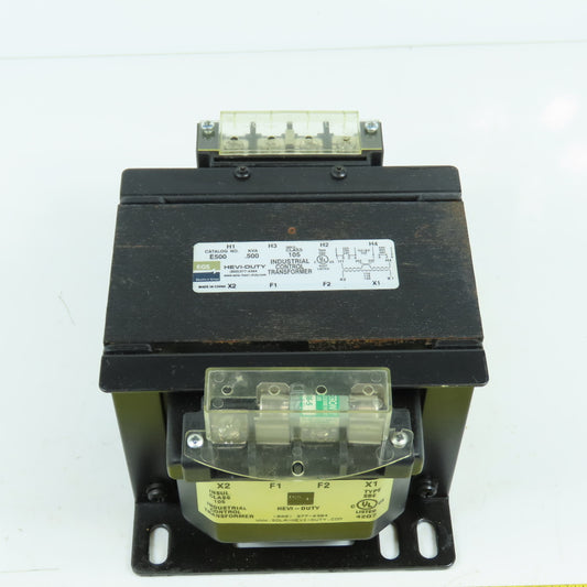 Hevi-Duty E500WB 0.500kVA Control Transformer Pri 220-480V Sec 110-115-120V