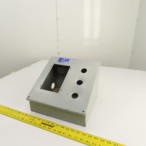 Hoffman C-12C12 Sloped Front HMI Consolet Electrical Enclosure 12" x 12"