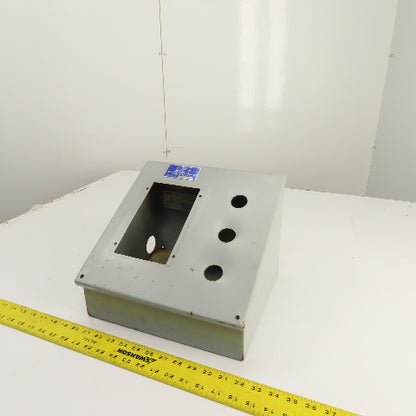 Hoffman C-12C12 Sloped Front HMI Consolet Electrical Enclosure 12" x 12"
