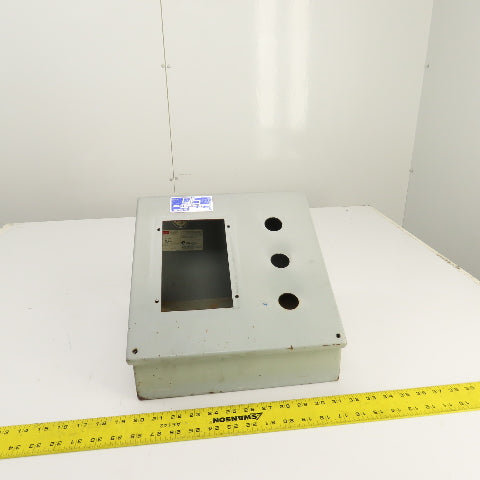 Hoffman C-12C12 Sloped Front HMI Consolet Electrical Enclosure 12" x 12"