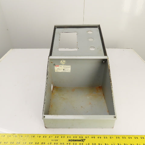 Hoffman C-12C12 Sloped Front HMI Consolet Electrical Enclosure 12" x 12"