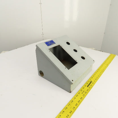 Hoffman C-12C12 Sloped Front HMI Consolet Electrical Enclosure 12" x 12"