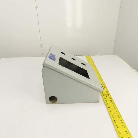 Hoffman C-12C12 Sloped Front HMI Consolet Electrical Enclosure 12" x 12"