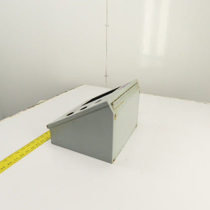 Hoffman C-12C12 Sloped Front HMI Consolet Electrical Enclosure 12" x 12"