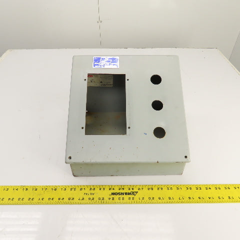 Hoffman C-12C12 Sloped Front HMI Consolet Electrical Enclosure 12" x 12"