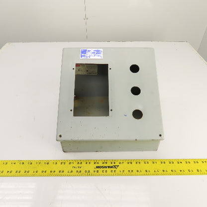 Hoffman C-12C12 Sloped Front HMI Consolet Electrical Enclosure 12" x 12"