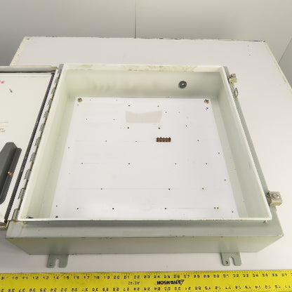 Hoffman A242406LP 24" x 24" x 6" Electrical Enclosure W/ Backplate Type 12, 13