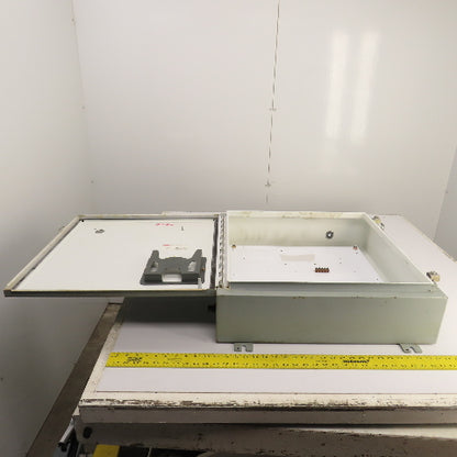 Hoffman A242406LP 24" x 24" x 6" Electrical Enclosure W/ Backplate Type 12, 13