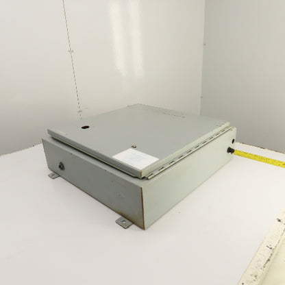 Hoffman A242406LP 24" x 24" x 6" Electrical Enclosure W/ Backplate Type 12, 13