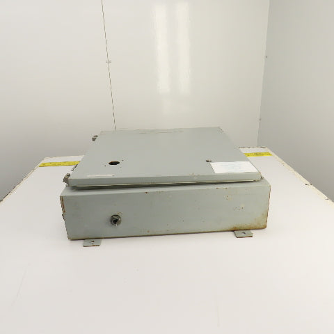 Hoffman A242406LP 24" x 24" x 6" Electrical Enclosure W/ Backplate Type 12, 13