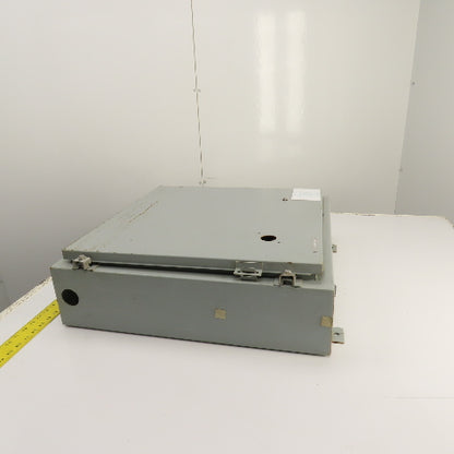 Hoffman A242406LP 24" x 24" x 6" Electrical Enclosure W/ Backplate Type 12, 13