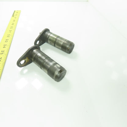 Forklift Pivot Pin 1-3/16" OD 3-1/2" L W/ Grease Fitting Lot Of 2