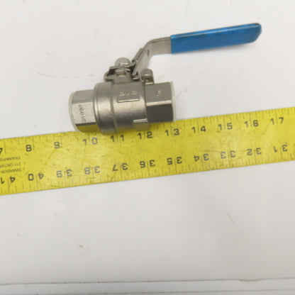 Ohio Valve Company OVC 266FT 3/4" Stainless Steel Ball Valve 2000WOG