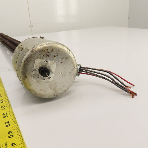 Accutherm 80-574-UL-9 10.5KW 2" NPT Screw Plug Immersion Heater 480V 3PH Tested