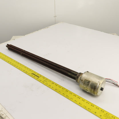 Accutherm 80-574-UL-9 10.5KW 2" NPT Screw Plug Immersion Heater 480V 3PH Tested