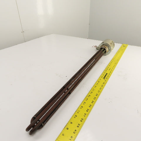Accutherm 80-574-UL-9 10.5KW 2" NPT Screw Plug Immersion Heater 480V 3PH Tested
