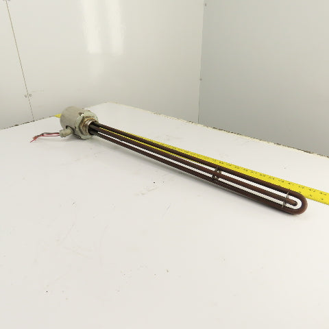 Accutherm 80-574-UL-9 10.5KW 2" NPT Screw Plug Immersion Heater 480V 3PH Tested