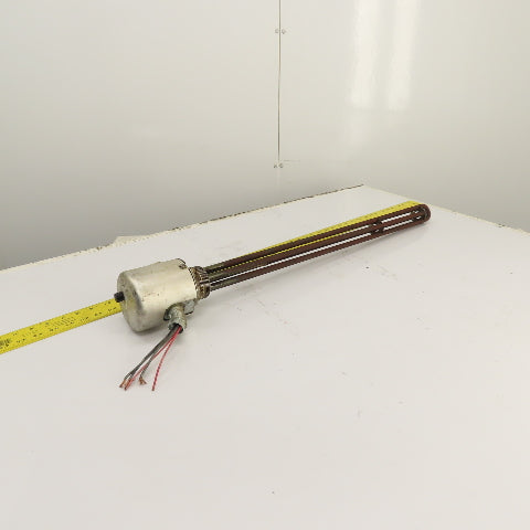 Accutherm 80-574-UL-9 10.5KW 2" NPT Screw Plug Immersion Heater 480V 3PH Tested