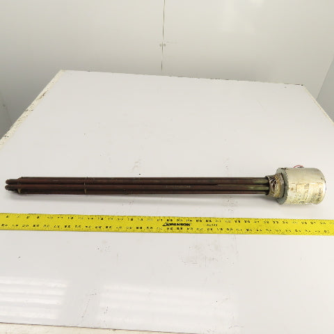 Accutherm 80-574-UL-9 10.5KW 2" NPT Screw Plug Immersion Heater 480V 3PH Tested