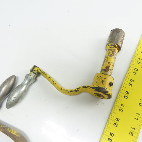 9/16" Manual Handle Crank From Torwegge Machine Lot Of 7