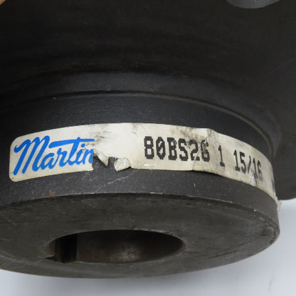 Martin 80BS26 No. 80 Single Stand Roller Chain Sprocket 1-15/16" Bore 26T