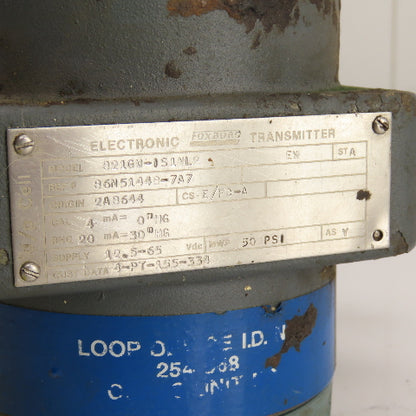 Foxboro 821GM-IS1NL2 Electronic Pressure Transmitter W/ D0135GW