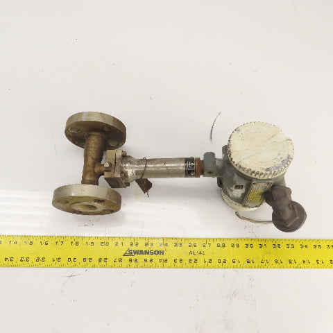 ABB ST4311125QB15A2EX0AB Trio-Wirl Flow Meter Transmitter Inline 1"