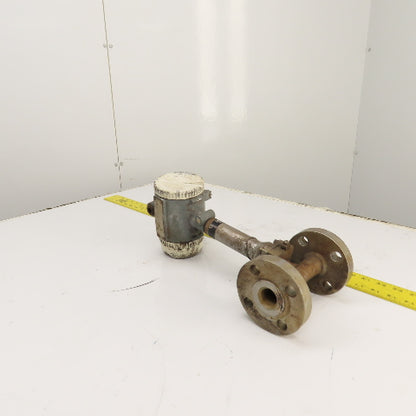 ABB ST4311125QB15A2EX0AB Trio-Wirl Flow Meter Transmitter Inline 1"
