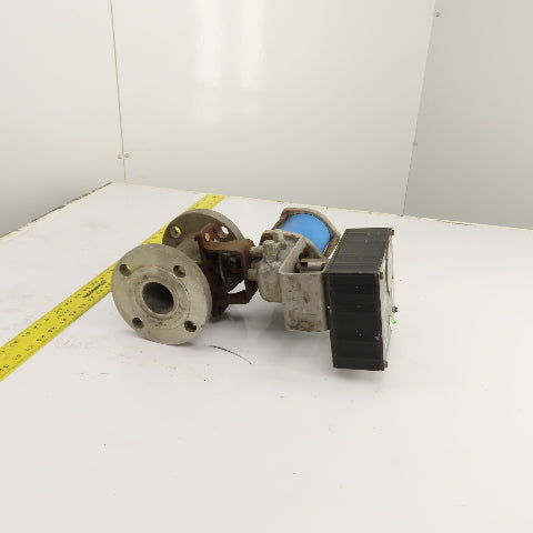 Jamesbury 2" Stainless Valve W/ PMW Pneumatic Positioner Indicator P-2000
