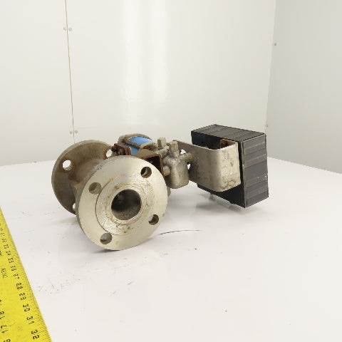 Jamesbury 2" Stainless Valve W/ PMW Pneumatic Positioner Indicator P-2000