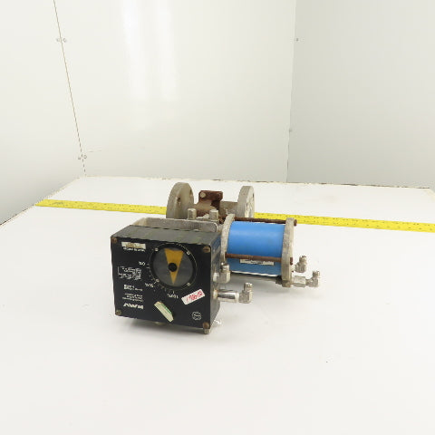 Jamesbury 2" Stainless Valve W/ PMW Pneumatic Positioner Indicator P-2000