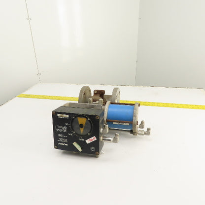 Jamesbury 2" Stainless Valve W/ PMW Pneumatic Positioner Indicator P-2000