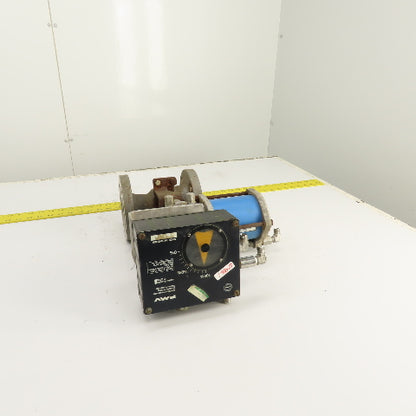 Jamesbury 2" Stainless Valve W/ PMW Pneumatic Positioner Indicator P-2000