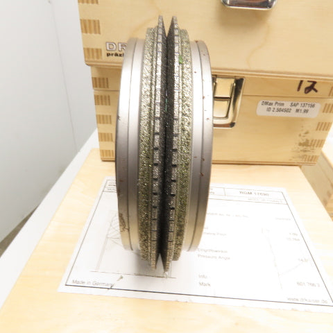 Dr. Kaiser M1,99/W14,5 Worm Gear Diamond Profile Dressing Wheels See Info Lot/28