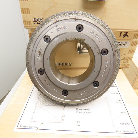 Dr. Kaiser M1,99/W14,5 Worm Gear Diamond Profile Dressing Wheels See Info Lot/28
