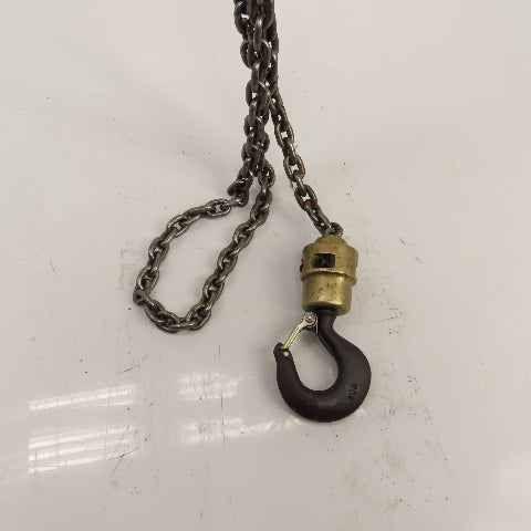 Gardner Denver P2TA11LREL010AAA11 1100LB .55 Ton Air Chain Hoist 10' Lift 34FPM