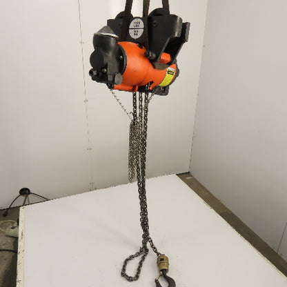 Gardner Denver P2TA11LREL010AAA11 1100LB .55 Ton Air Chain Hoist 10' Lift 34FPM
