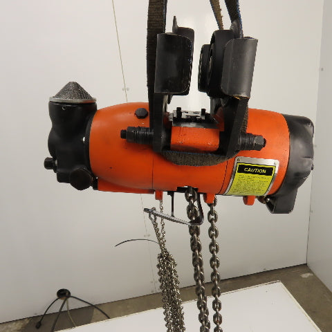 Gardner Denver P2TA11LREL010AAA11 1100LB .55 Ton Air Chain Hoist 10' Lift 34FPM