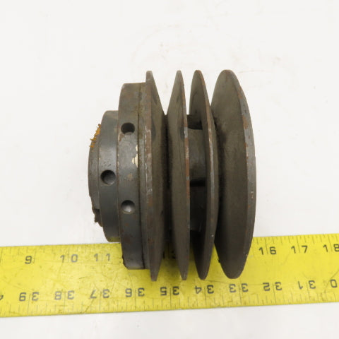 Browning 2MVP35B49X1-1/8 Variable Pitch Pulley 2 Groove A/B Belt 1-3/8" Bore