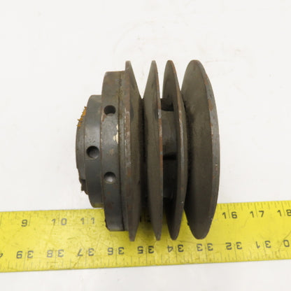 Browning 2MVP35B49X1-1/8 Variable Pitch Pulley 2 Groove A/B Belt 1-3/8" Bore