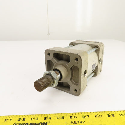 SMC NCDA1D400-0200 Double Acting Air Cylinder 4" Bore 2" Stroke 1" Rod 1/2" NPT