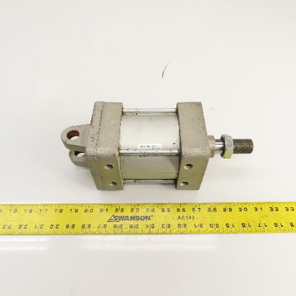 SMC NCDA1D400-0200 Double Acting Air Cylinder 4" Bore 2" Stroke 1" Rod 1/2" NPT