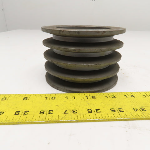 4B SD TDM 4 Groove Belt Pulley SD Bushed 4.95" OD