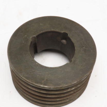5 Groove 3V Section V-Belt Pulley Taper Lock Bushed 4.500 OD