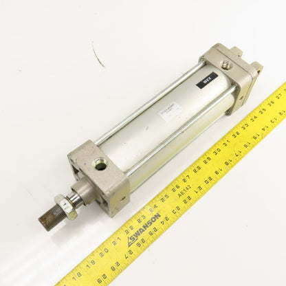 SMC NCDA1D325-0800 Double Acting Air Cylinder 3.25" Bore 8" Stroke 1" Rod