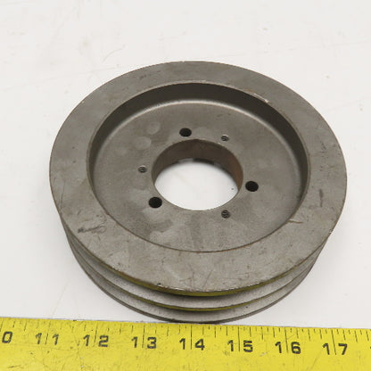 TB Woods 6.4x2B SDS 2 Groove A/B Section V-Belt Pulley SDS Bushed 6.4" OD