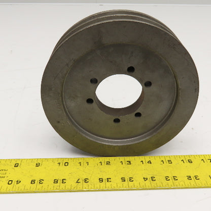 TB Woods 6.4x2B SDS 2 Groove A/B Section V-Belt Pulley SDS Bushed 6.4" OD